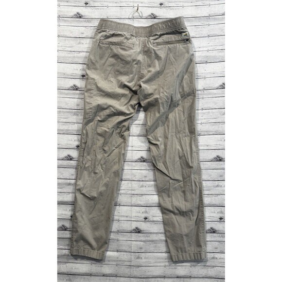 Vuori Mens Ripstop Trail Pant Sz M Khaki Active Zip Pocket Outdoor Casual W FLAW - Picture 12 of 16